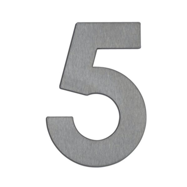 Albert Leuchten Numéro de maison 5- en inox Albert Leuchten