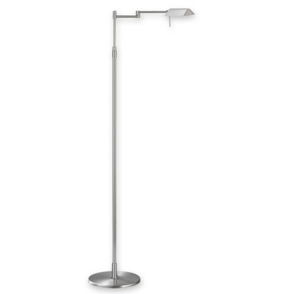 Knapstein Lampadaire LED FINN raffiné nickel mat Knapstein