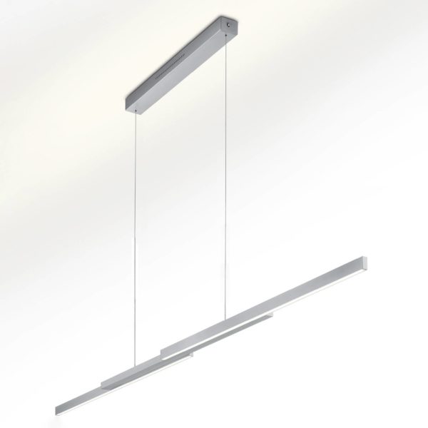 Knapstein Suspension LED Lara-L205 nickel commande par geste Knapstein
