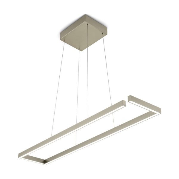 Knapstein Suspension LED Marisa-100, bronze, 100 x 20cm Knapstein