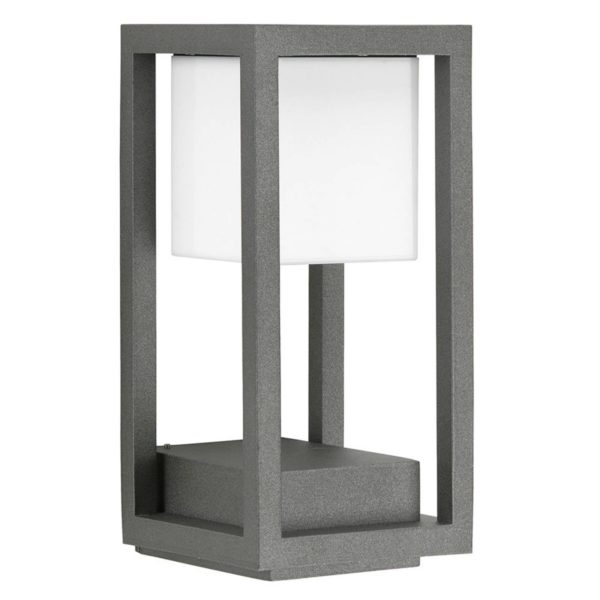 Albert Leuchten Applique murale LED Wali en forme de parallélépipède ouvert, anthracite Albert Leuchten