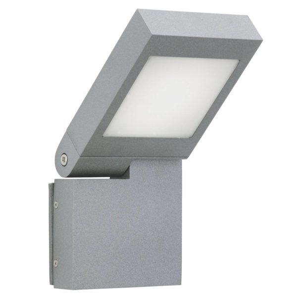 Albert Leuchten Applique murale LED 0111, tête pivotante, argentée Albert Leuchten