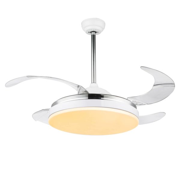 Globo Ventilateur de plafond LED Cabrera, CCT, blanc Globo