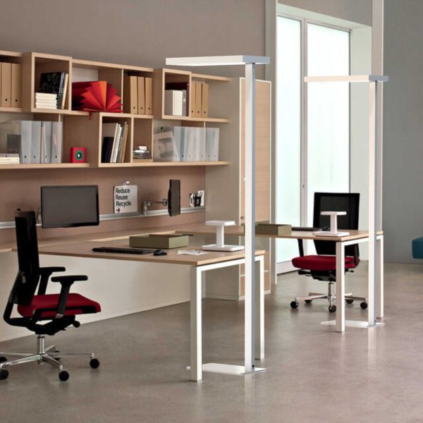 G & L Handels GmbH Lampadaire LED Office up/down 4000K dimmable arg G & L Handels GmbH