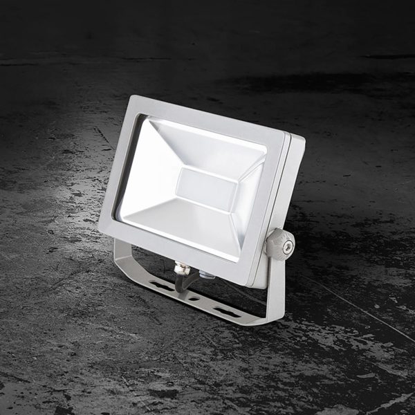 EVN LFA spot d’extérieur argenté prise 3 000K 30W EVN