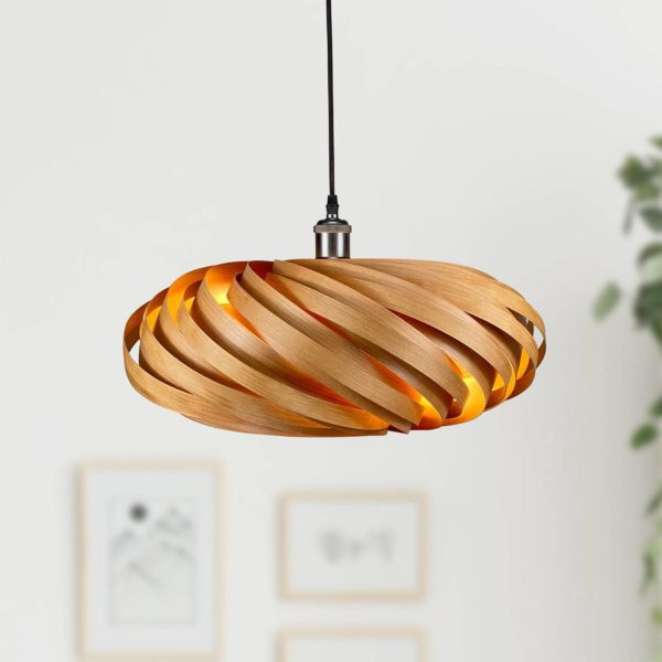 Gofurnit Veneria suspension, merisier, Ø 50 cm Gofurnit
