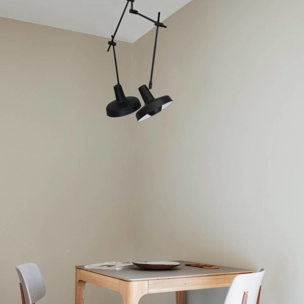 GRUPA Arigato Plafonnier à 2 lampes 70cm noir GRUPA