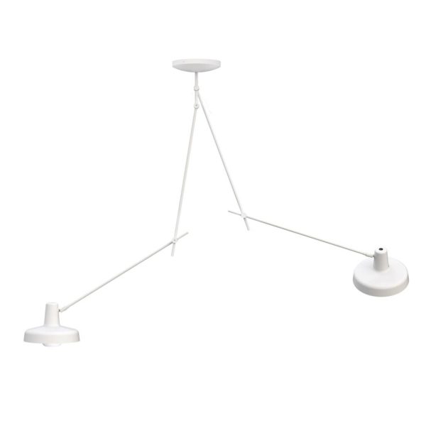 GRUPA Arigato Plafonnier à 2 lampes 110cm blanc GRUPA