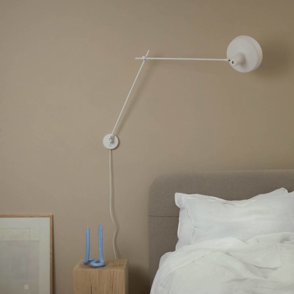 GRUPA Arigato applique murale à 1 lampe 110cm Ø23cm blanc GRUPA