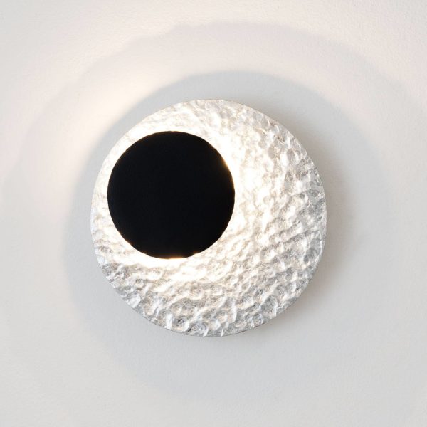 Holländer Applique LED Infinity en argenté, Ø 20 cm Holländer