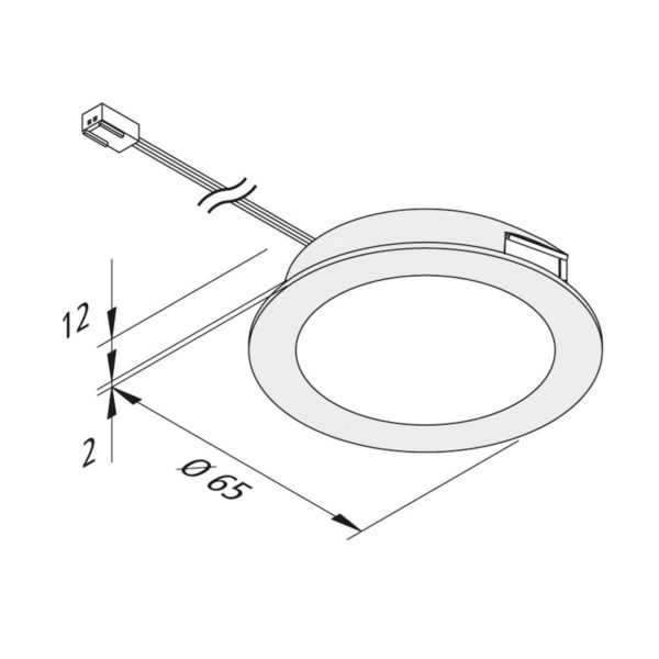 Hera LED à encastrer FAR 58 acier 5x, 3W 4 000K Hera