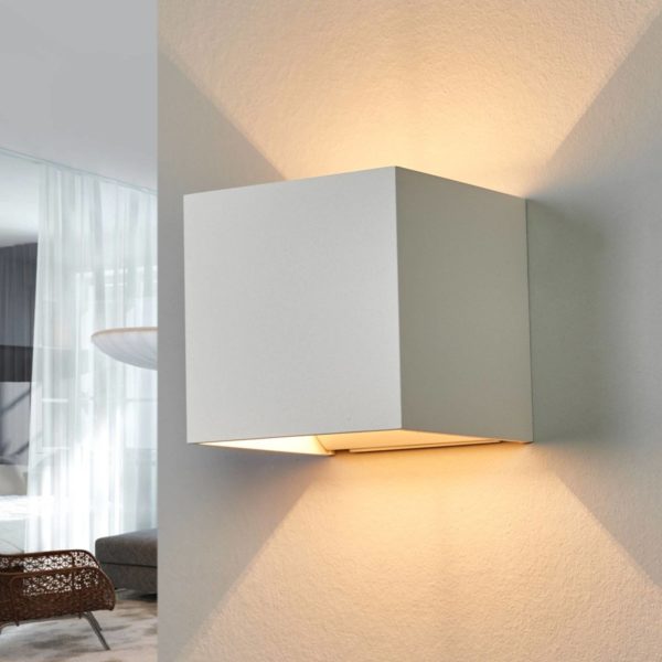 Helestra Siri applique up/down, blanche mate Helestra