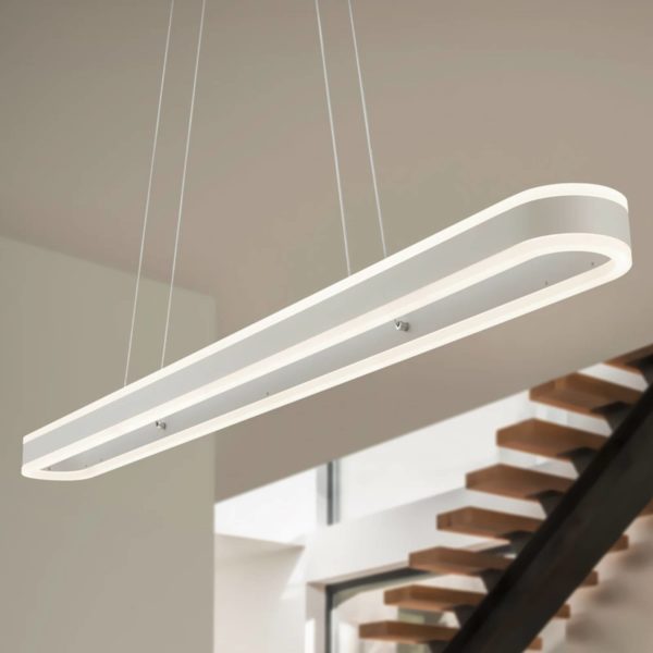 Helestra Liv – suspension LED allongée, dimmable Helestra