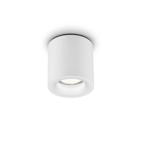 Helestra Lot plafonnier d’extérieur, IP65, blanc Helestra