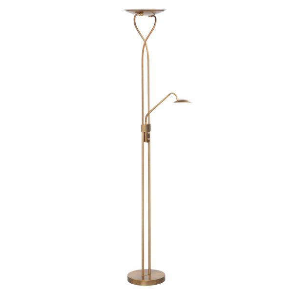 HighLight Empoli – lampadaire indirect LED bronze liseuse Highlight