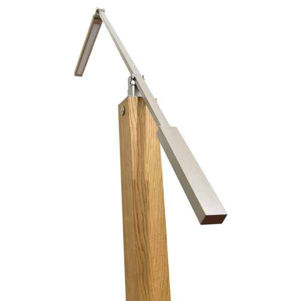 HerzBlut Otto O lampe à poser LED chêne huilé HerzBlut