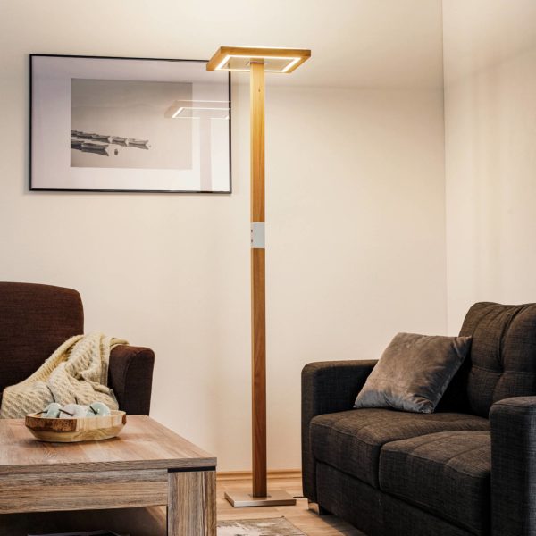 HerzBlut Otto O lampadaire LED chêne naturel HerzBlut