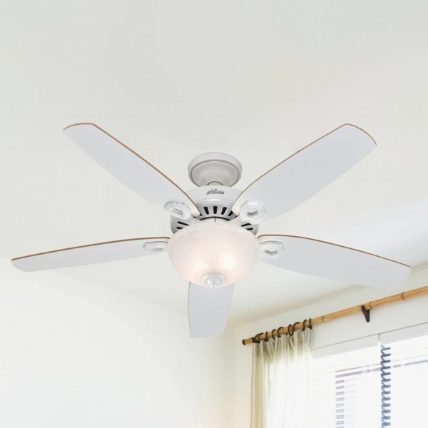 Hunter Builder Deluxe ventilateur plafond, blanc Hunter