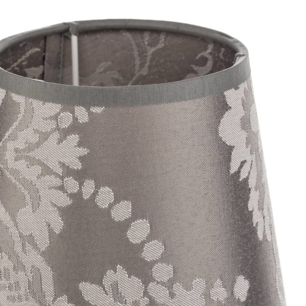 HELam Abat-jour Malbo, Ø 15 cm, E27, gris HELam