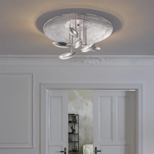 FISCHER & HONSEL Couleur de lumière réglable Plafonnier LED Forla Ø 50 FISCHER & HONSEL
