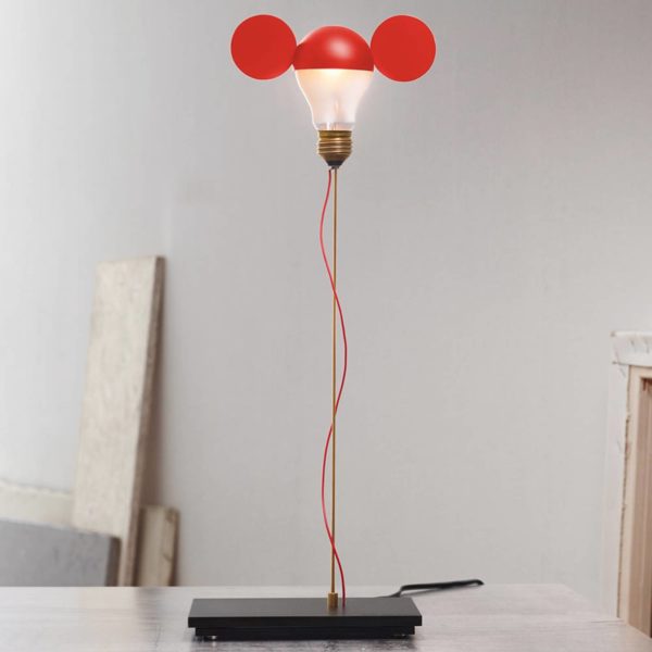 Ingo Maurer I Ricchi Poveri Toto lampe de table, rouge Ingo Maurer