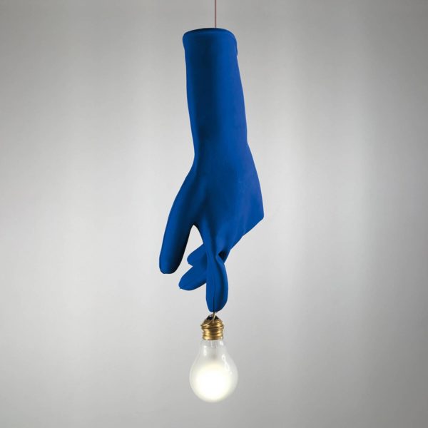 Ingo Maurer Blue Luzy suspension LED bleu Ingo Maurer