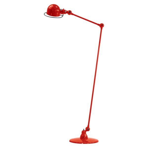 Jieldé Loft D1240 lampadaire bras articulé, rouge Jieldé