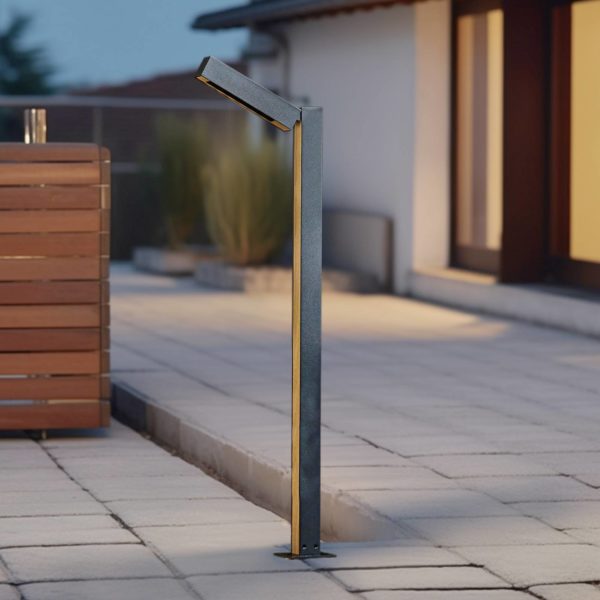 Lucande Taskalin borne LED à 1 lampe, 90 cm LUCANDE