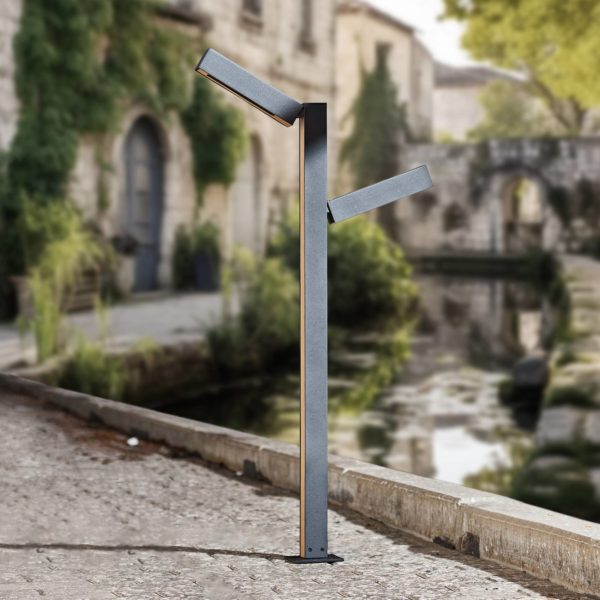Lucande Taskalin borne LED à 2 lampes, 90 cm LUCANDE