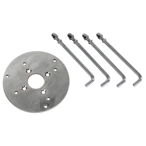 SLV Fixation béton pour borne et luminaire pour socle SLV