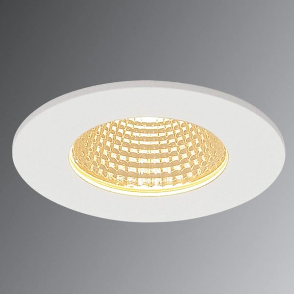 SLV Patta-I luminaire encastrable LED rond, blanc mat SLV