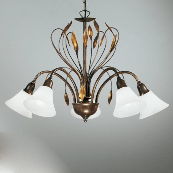 Kögl Lustre élégant CAMPANA à 5 lampes Kögl