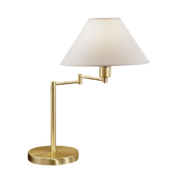 austrolux Lampe à poser Hilton, inclinable, laiton austrolux