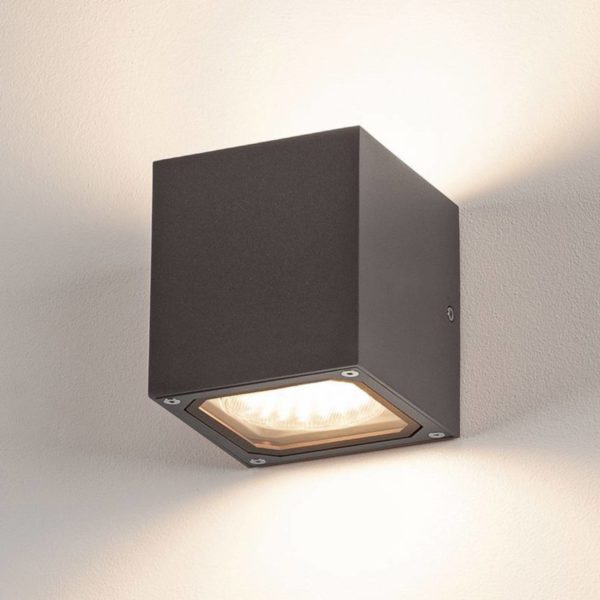 SLV Sitra Cube applique d’extérieur, anthracite SLV