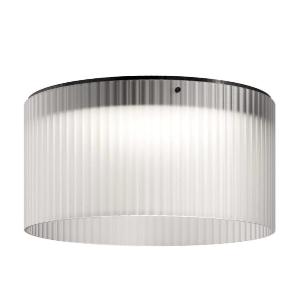Kundalini Giass – plafonnier LED, Ø 50 cm, blanc Kundalini