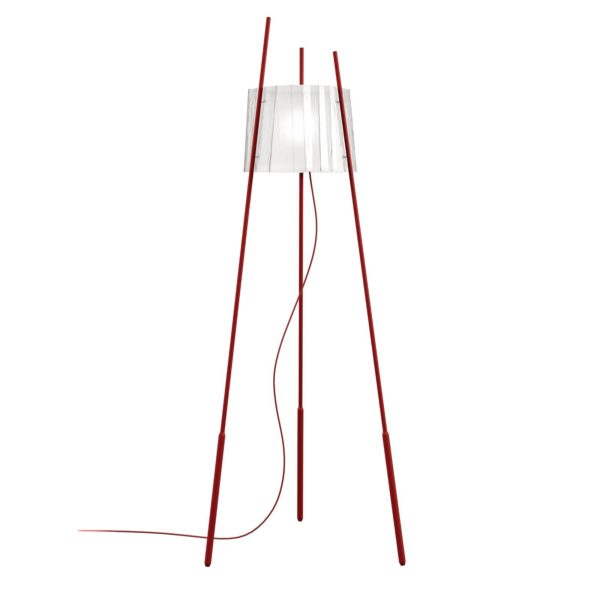 Kundalini Tyla lampadaire, dimmable, rouge Kundalini