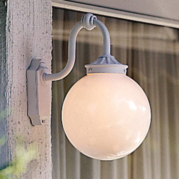 Konstsmide Applique d’extérieur stylée Arcturus blanc Konstsmide