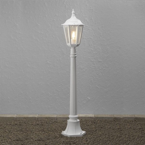 Konstsmide Borne lumineuse Firenze, blanche Konstsmide