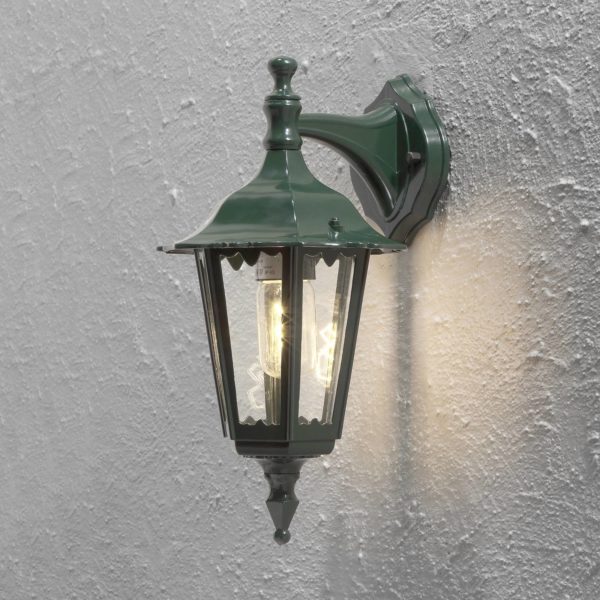 Konstsmide Applique Firenze, suspendue, 36 cm, verte Konstsmide