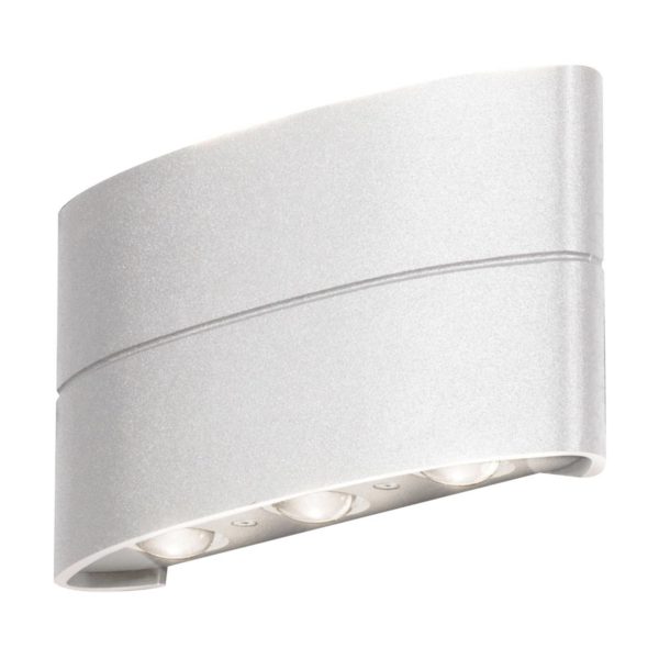 Konstsmide Applique d’extérieur LED Chieri, blanche, 6 lampes Konstsmide