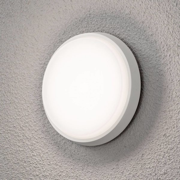Konstsmide Applique d’extérieur LED Cesena, ronde Konstsmide