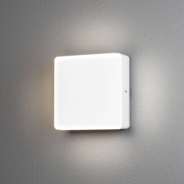 Konstsmide Applique d’ext. LED Cesena détecteur crépusculaire Konstsmide