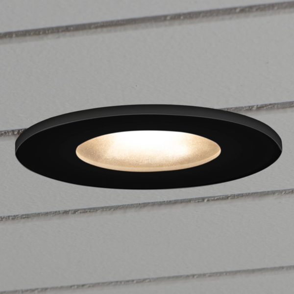 Konstsmide Spot encastré sol LED 7875, plafond ext. noir Konstsmide