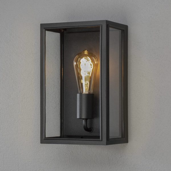 Konstsmide Applique d’extérieur Carpi noire, 18 x 30 cm Konstsmide