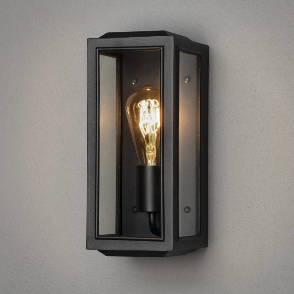 Konstsmide Applique d’extérieur Carpi noire, 12,5 x 30 cm Konstsmide