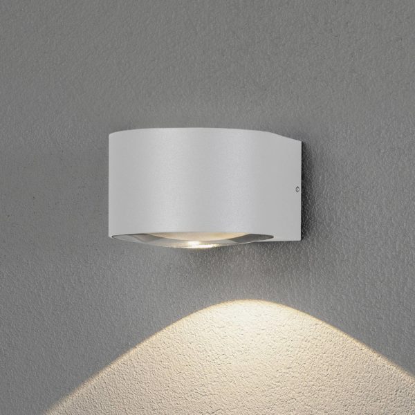 Konstsmide Applique d’extérieur LED Gela descendante, blanche Konstsmide