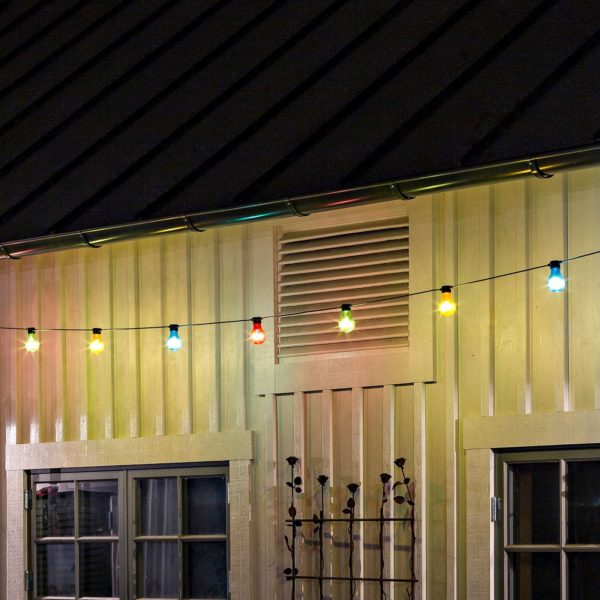 Konstsmide Christmas Guirlande Biergarten 10 ampoules LED colorées Konstsmide Christmas