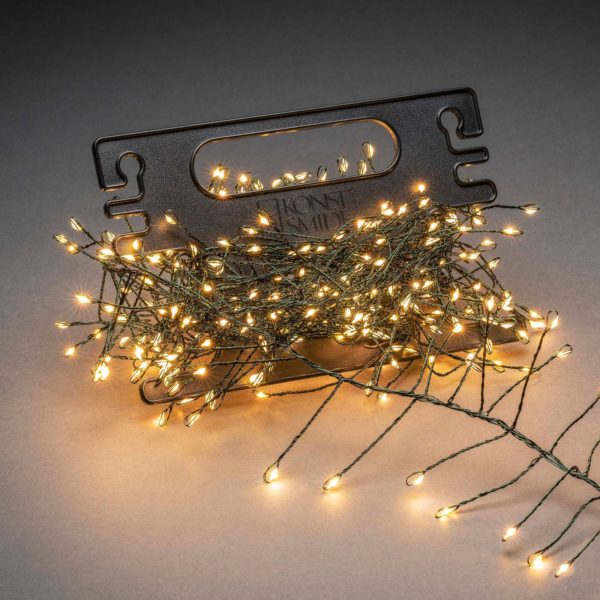 Konstsmide Christmas Guirlande Cluster verte enrouleur 400 lampes Konstsmide Christmas