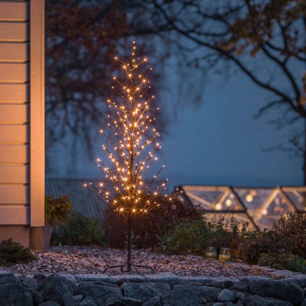 Konstsmide Christmas Arbre lumineux LED, noir, 150 cm Konstsmide Christmas