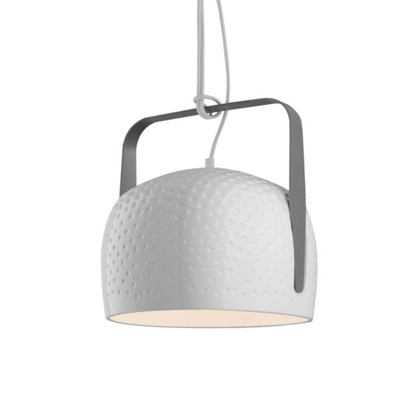Karman Bag - suspension blanche 21 cm structuré Karman